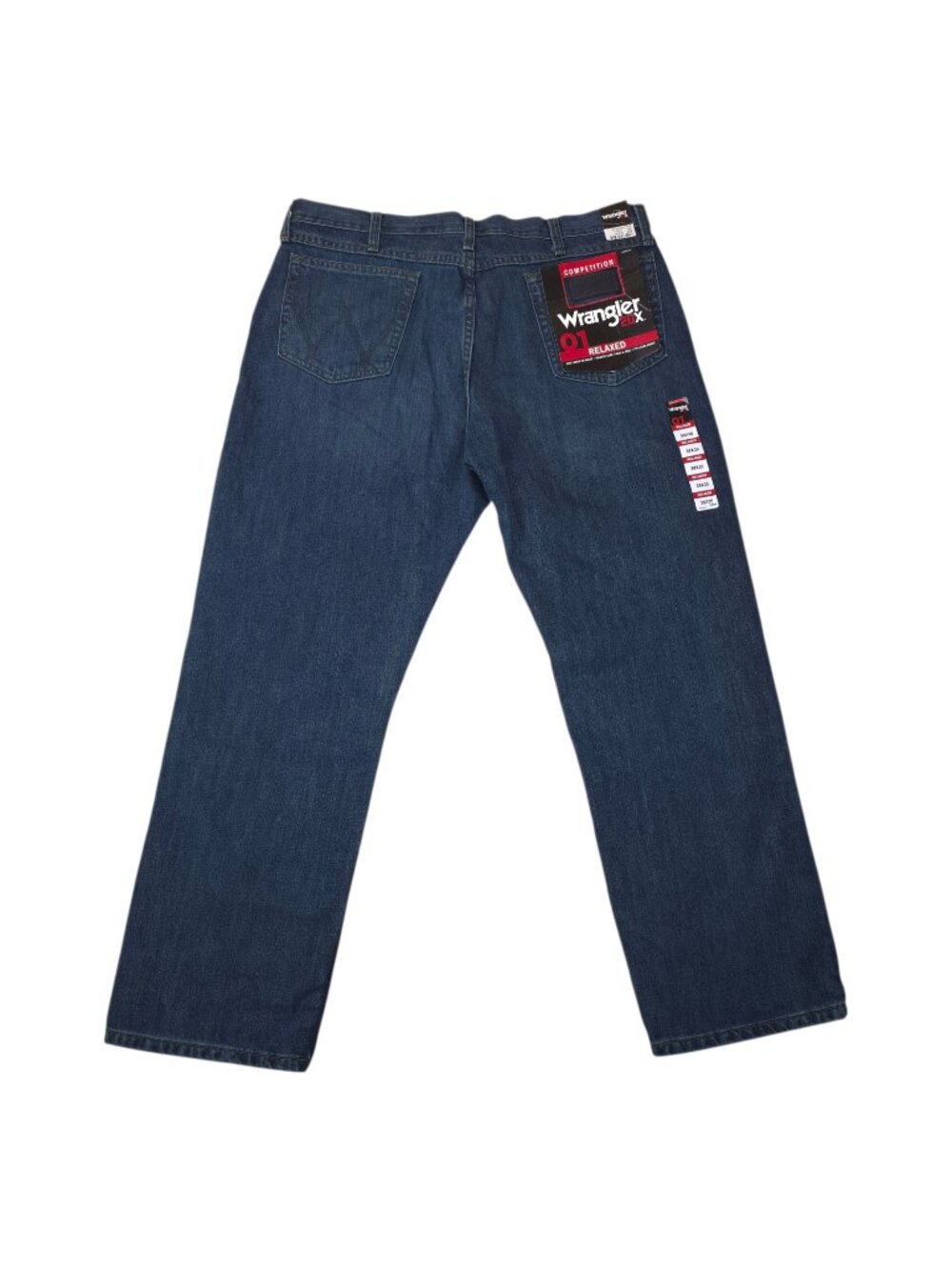 Wrangler 20X Mens Relaxed Fit Jeans 36X30 Dark Wash Cotton Denim Bootcut